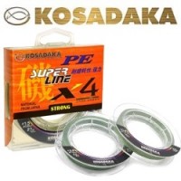  "KOSADAKA" Super PE X4 Light Green 0.30 150m -  